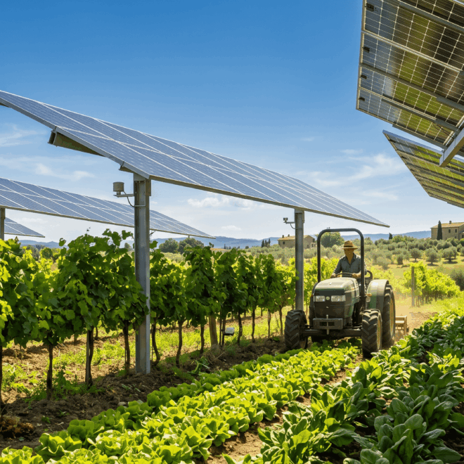 Agrivoltaico: tecnologia, vantaggi agronomici e quadro normativo